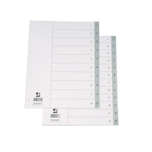 Regiszter A/4 1-31 műanyag Q-CONNECT