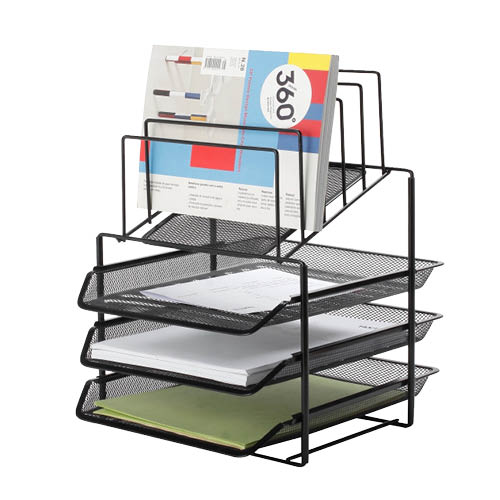 Iratt&#225;lca szett f&#233;mh&#225;l&#243;s Q-CONNECT KF17296 fekete