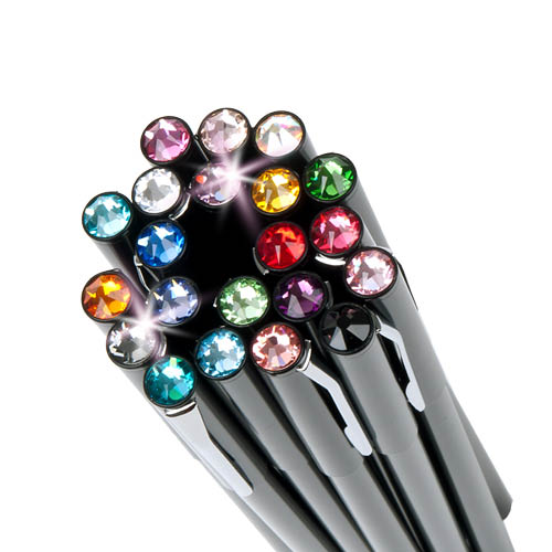 Goly&#243;sir&#243;n fekete 13,5cm &quot;MADE WITH SWAROVSKI ELEMENTS&quot; m&#225;gneses black diamond r&#243;zsasz&#237;n