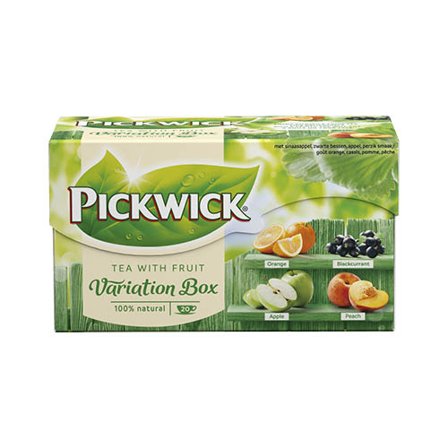 Tea Pickwick Gy&#252;m&#246;lcsvari&#225;ci&#243;k IV. Z&#214;LD - Narancs, Feketeribizli, Alma, Őszibarack