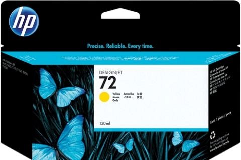 HP tintapatron C9373A No.72 sárga 130 ml