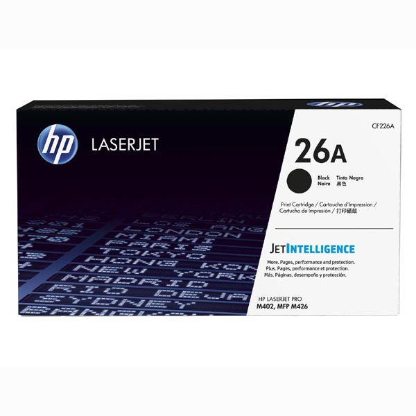 HP l&#233;zertoner CF226A No.26A fekete 3100 old.