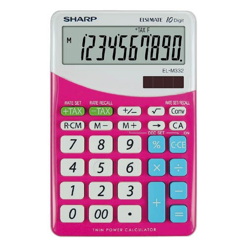 Asztali számológép SHARP EL-M332 rózsa