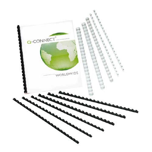 Kötőgépspirál Q-CONNECT 16 mm fehér