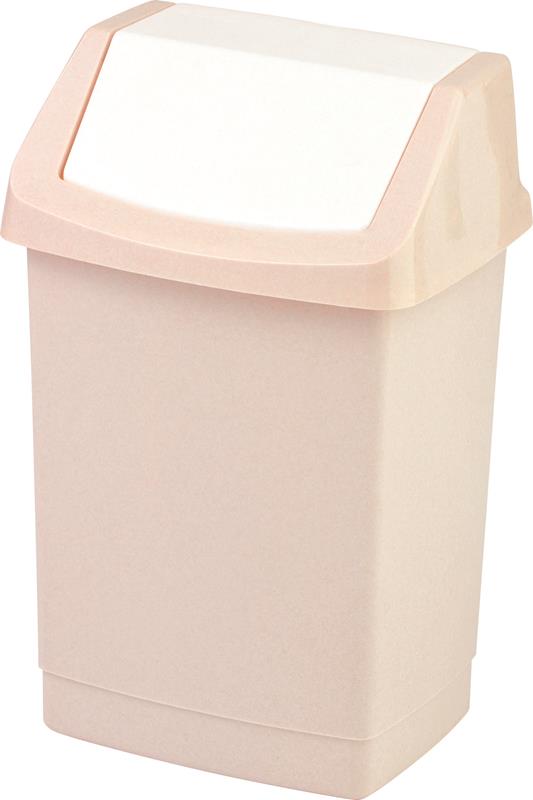 Billenőfedeles szemetes CURVER CLICK-IT 25l bézs