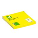 Öntapadós jegyzettömb 76x76mm neon 6x80 lap Q-CONNECT neonsárga