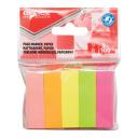 Öntapadó jelölőcímke 15x50mm 5x100 címke OFFICE PRODUCTS vegyes) Öntapadós oldaljelölô papír 15x50mm 5x100lap OFFICE PRODUCTS neon