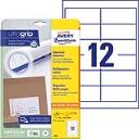 Etikett címke univerzális 4781 QuickPEEL 97x42,3mm 25ív fehér