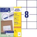 Etikett címke univerzális 3427 105x74mm fehér
