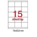 Etikett A1295 50,8x70mm 100ív Apli