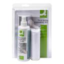Tisztító spray kendővel Q-CONNECT KF15229 250 ml