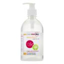 Kézfertőtlenítő gél Cleanme.life 500 ml mangó-citrus pumpás