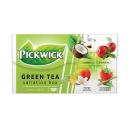 Tea Pickwick zöld tea gyümölcsös variációk (Kókusz, Áfonya, Mangó-jázmin, Eper-citromfű) 20x1,5g
