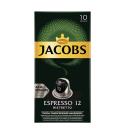 Kávékapszula Nespresso kompatibilis JACOBS Espresso 12 Ristretto 10db