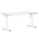 Electrically adjustable table eComo PLUS desk Sit-Stand 120x80cm