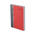 Agenda A/5 heti GROOVY G015 antracit-ezüst-bordó