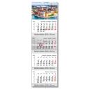 Képes speditőrnaptár T073 4 tömbös 4 havi Város