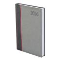 Agenda A/5 napi GROOVY G021 antracit-piros-szürke