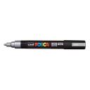 Dekormarker UNI POSCA PC-5M 1,8-2,5mm kúpos hegy ezüst