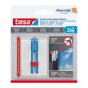 Öntapadós akasztószög tesa® állítható magassággal 2 kg-os teherbírással 2db-os csomag