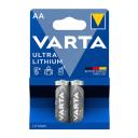 Elem ceruza LR6 AA 1,5V VARTA Professional Líthium 2db-os csomag