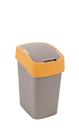 Billenőfedeles szemetes CURVER PACIFIC FLIP BIN 25l ezüst/ szelektív sárga